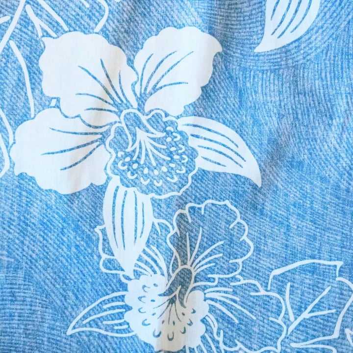 Aqua Ka'anapali Hawaiian REVERSE Shirt – Authentic Hawaiian Reverse Men's Shirts by Lavahut