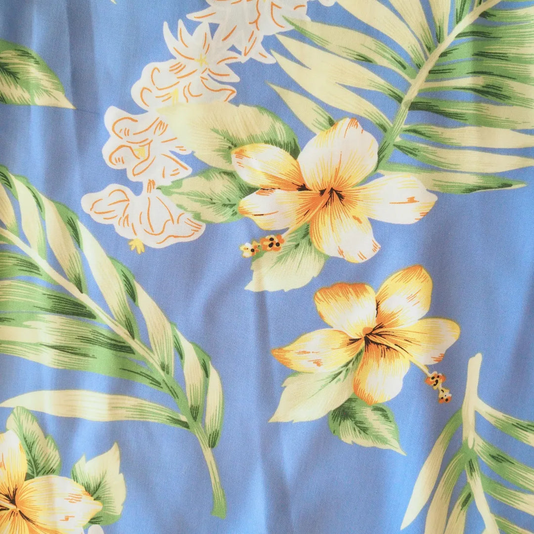 Atoll Blue Hawaiian Boy Shirt - Made in Hawaii