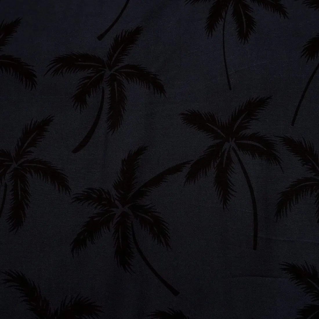 Balmy Black Hawaiian Rayon Shirt - Made In Hawaii