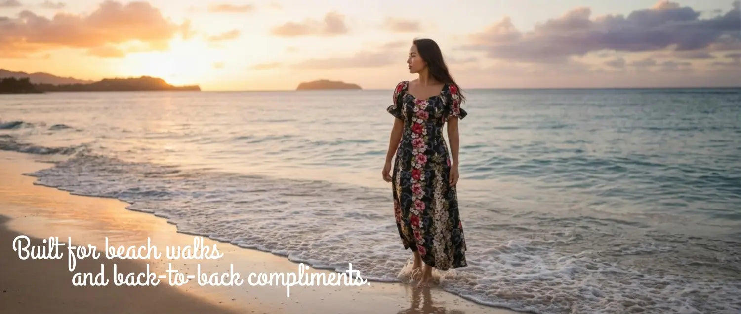 Traditional Hawaiian Dresses Muumuu