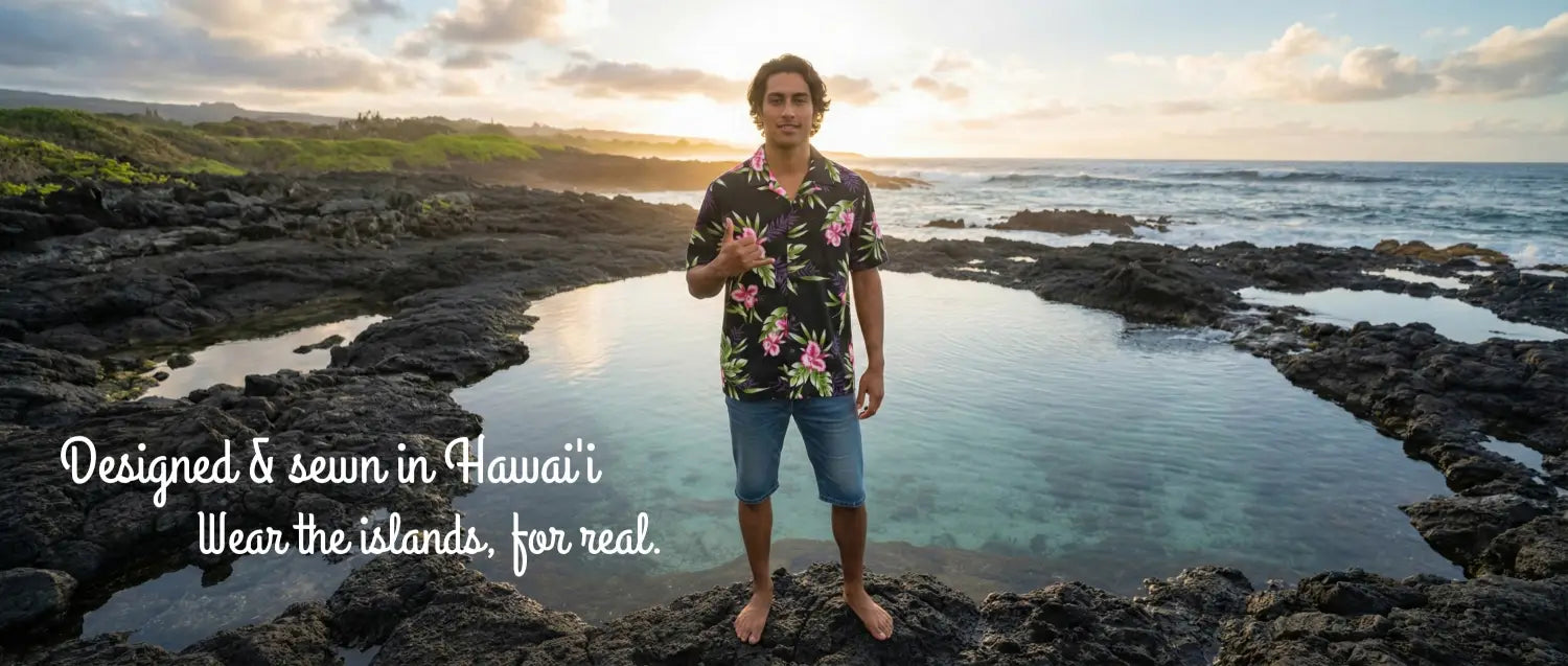 Rayon Hawaiian Aloha Shirt