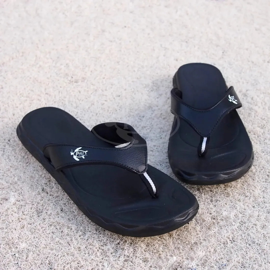 Black Kona™ - Pali Hawaii Sandals - Made in Hawaii