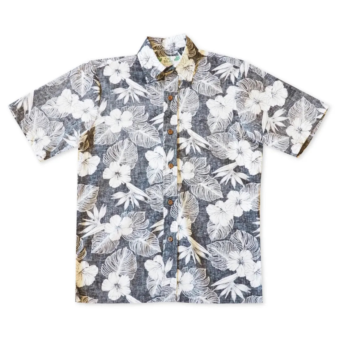 Black Moonlight Hawaiian Reverse Shirt - Made In Hawaii