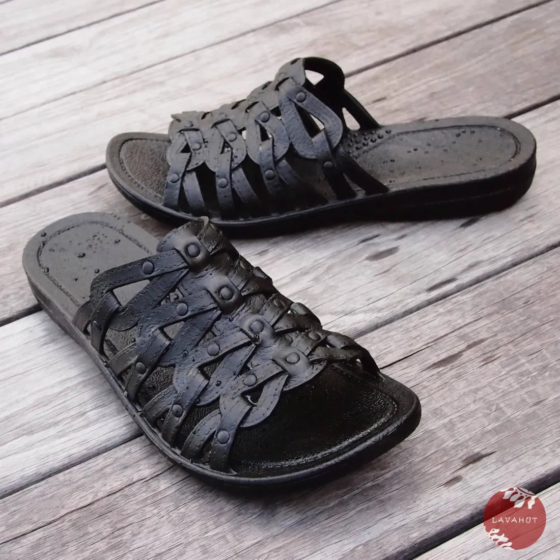 Black Tia™ - Pali Hawaii Sandals Made