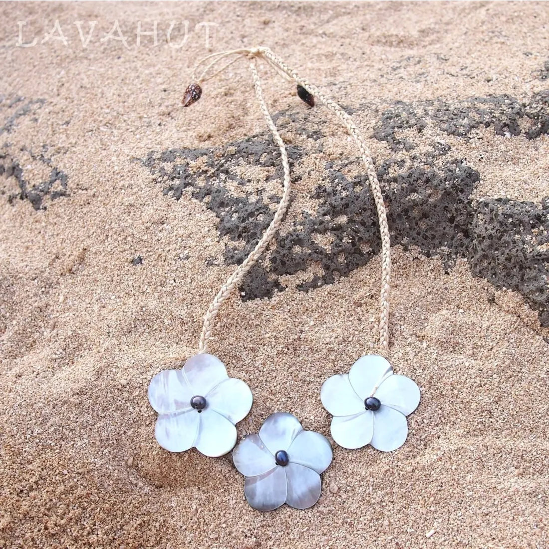 Blossom Plumeria Hawaiian Bib Necklace - Made In Hawaii