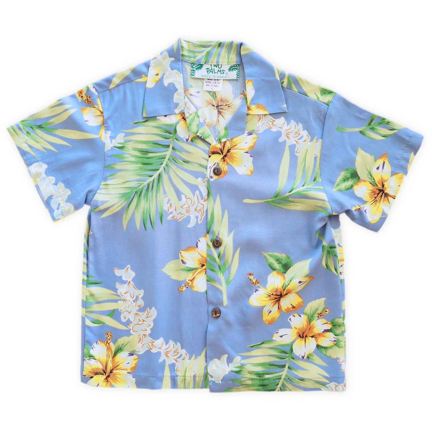 Atoll Blue Hawaiian Boy Shirt