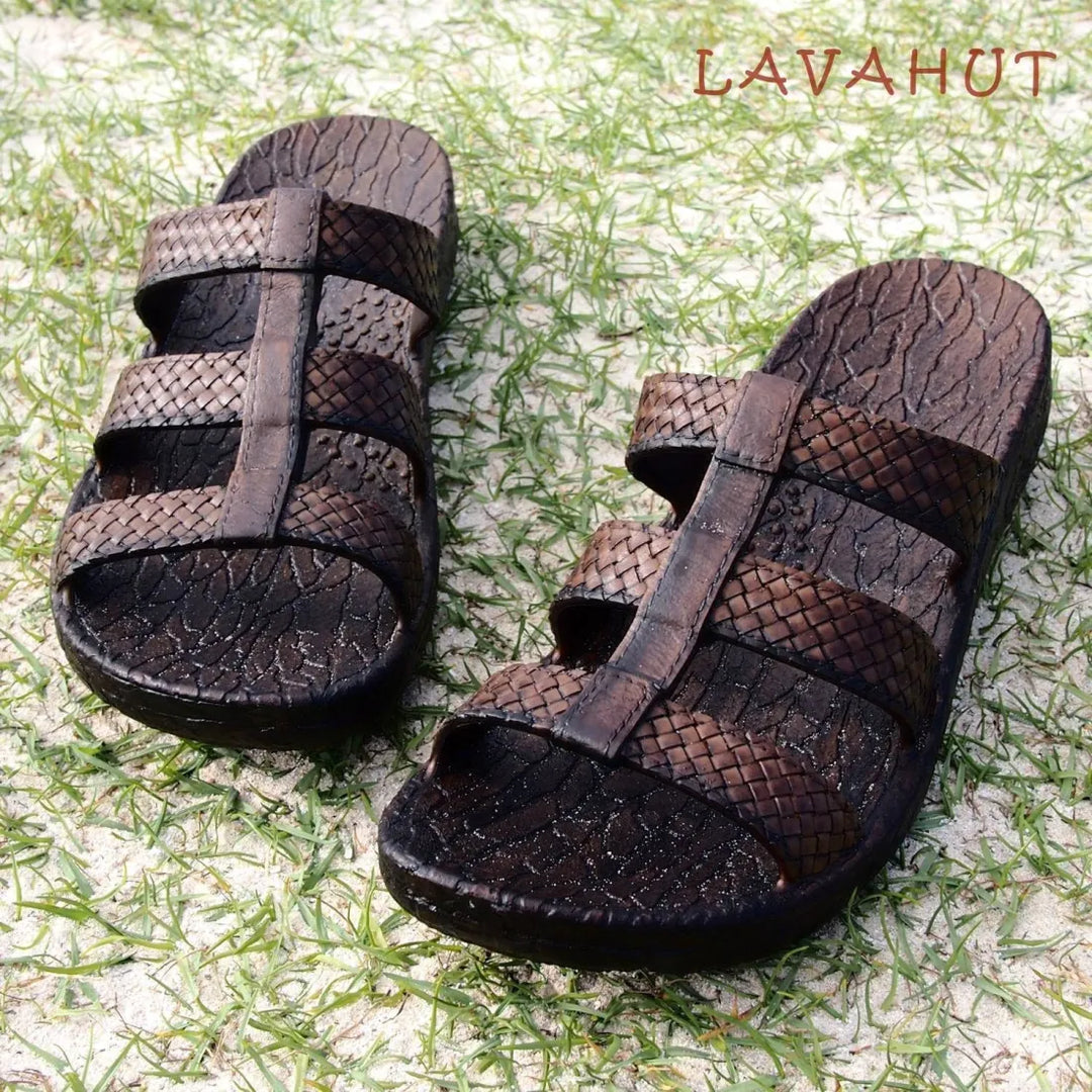 Brown Jaya Jandals® - Pali Hawaii - Made in Hawaii