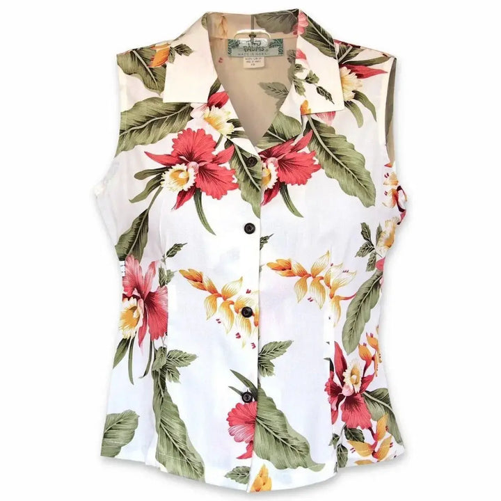 Cloud Women’s Hawaiian Sleeveless Top - Made in Hawaii