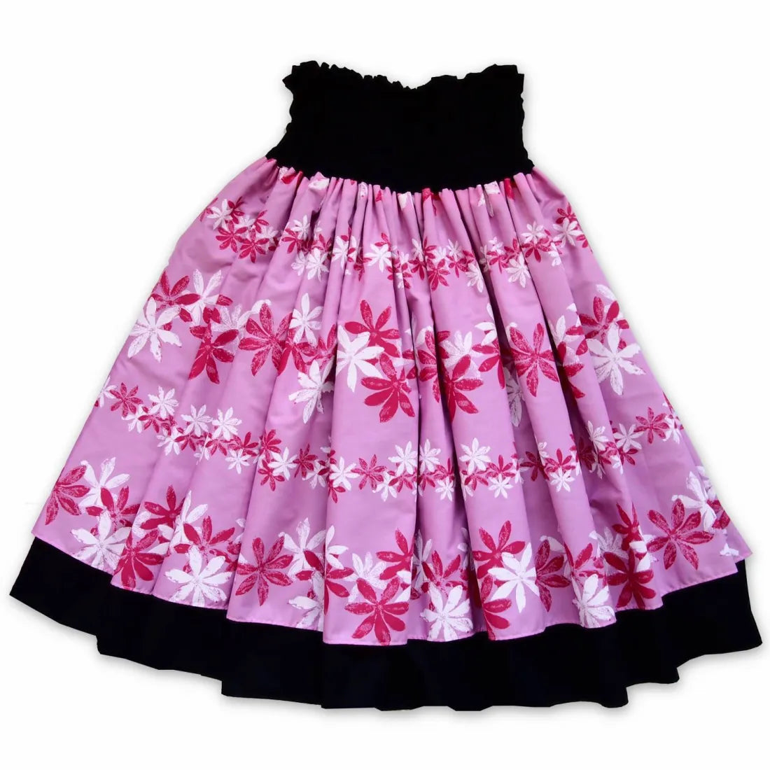 Cotton Candy Pink Double Pa’u Hawaiian Hula Skirt - Made In Hawaii