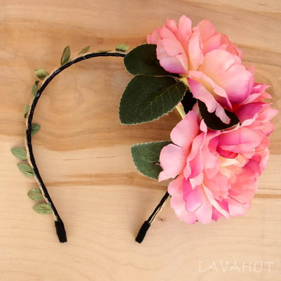 Cotton Candy Wild Child Flower Headband - Made In Hawaii