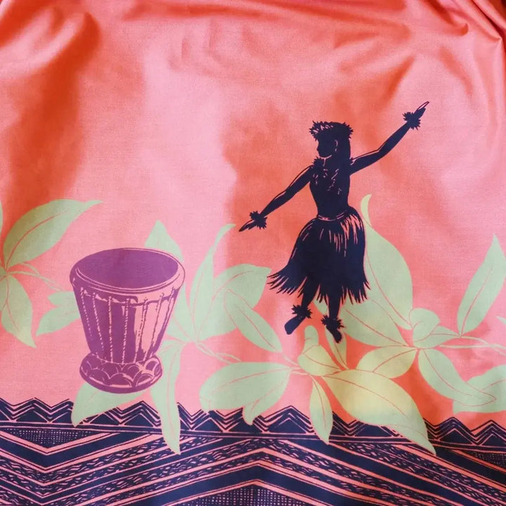 Dancers Orange Single Pa’u Hawaiian Hula Skirt - Made in Hawaii