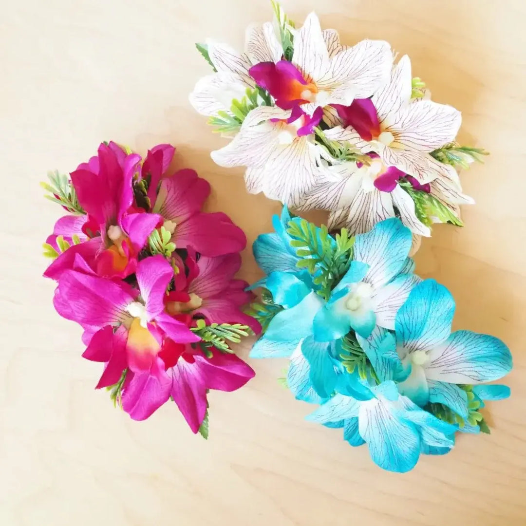 Eden Cream Hawaiian Flower Hair Clip - Made in Hawaii