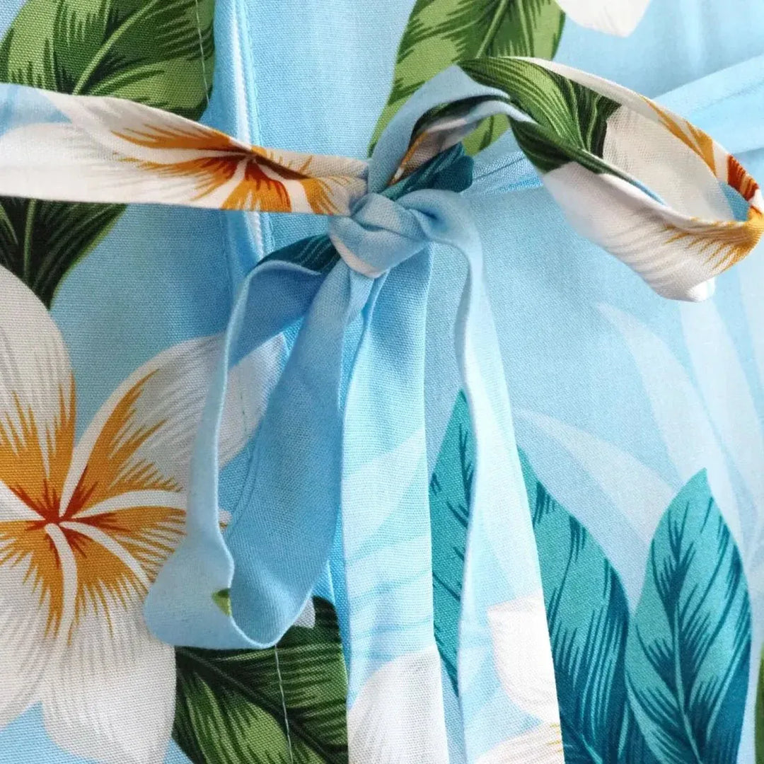 Escape Blue Darling Midi Hawaiian Dress for Island Style – Lavahut