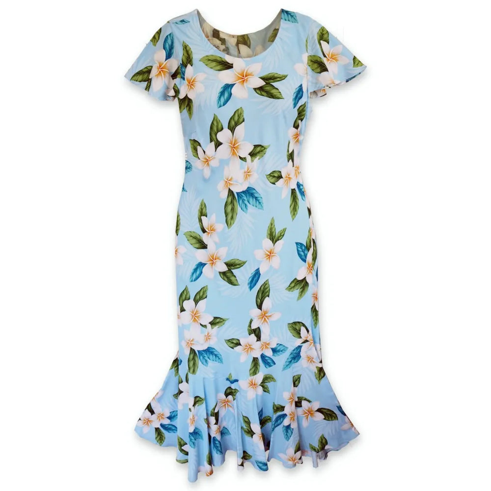 Escape Blue Malia Hawaiian Dress - Made in Hawaii