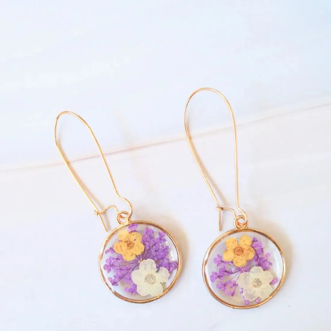 Eternal Bloom Glass Earrings - Made in Hawaii