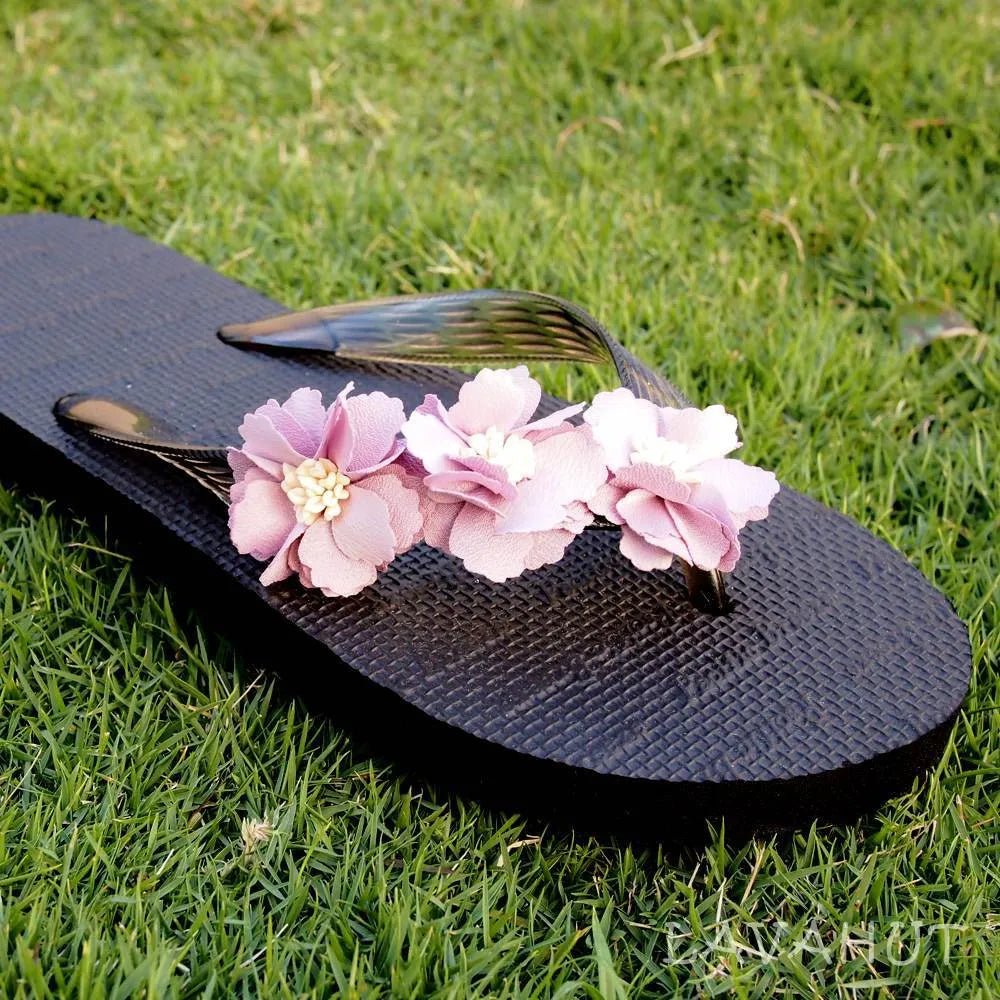 Flower Power Flip Flops - Made In Hawaii