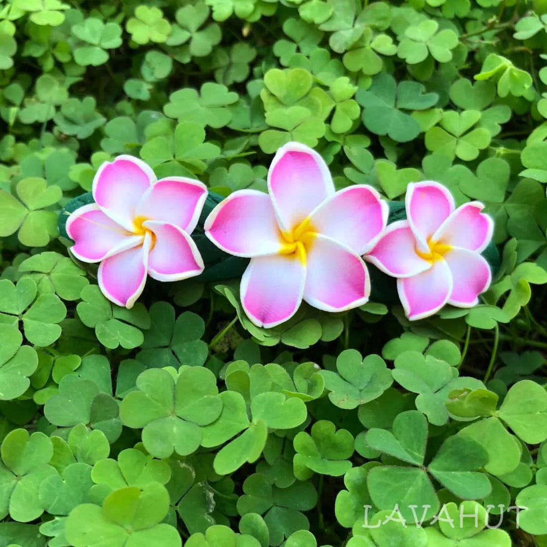 Frangipani Plumeria Hair Clip - Made in Hawaii