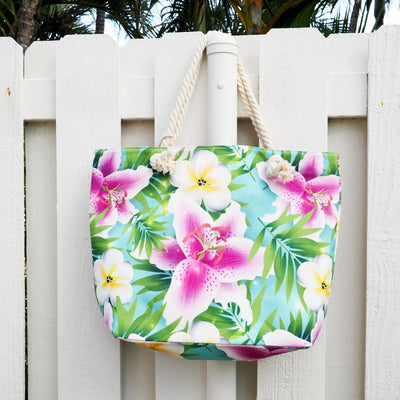 Garden Canvas Tote Bag - Made In Hawaii