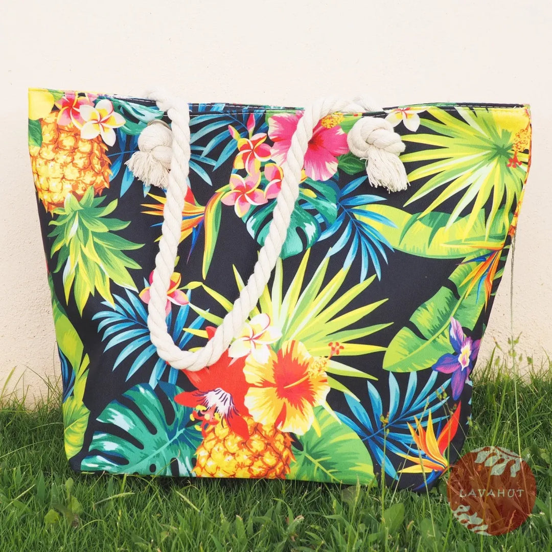 Going Aloha Canvas Tote Bag - Made in Hawaii