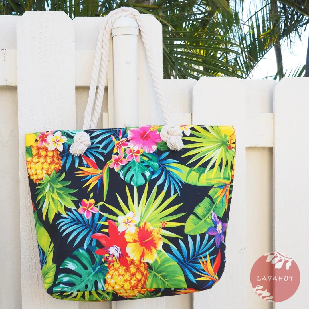 Going Aloha Canvas Tote Bag - Made in Hawaii