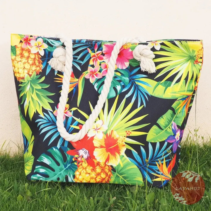 Going Aloha Canvas Tote Bag - Made in Hawaii