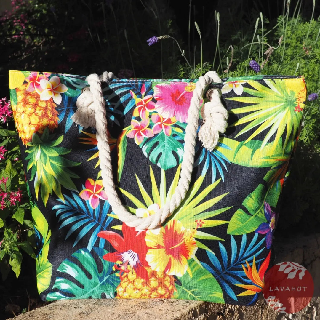 Going Aloha Canvas Tote Bag - Made in Hawaii