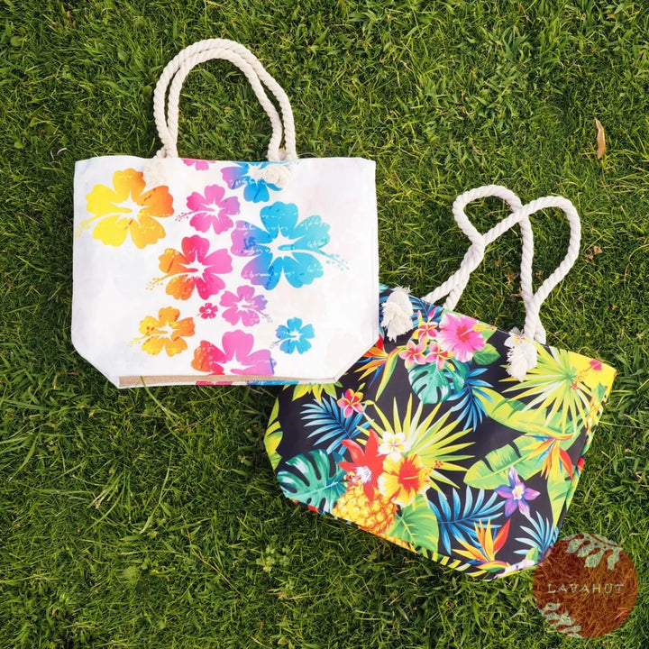 Going Aloha Canvas Tote Bag - Made in Hawaii