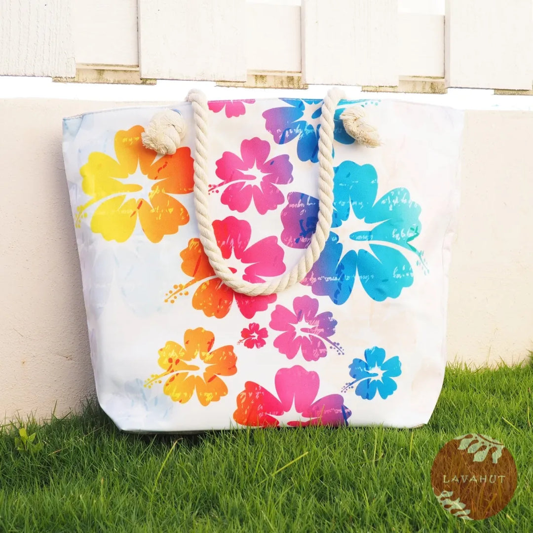 Going Aloha Canvas Tote Bag - Made in Hawaii