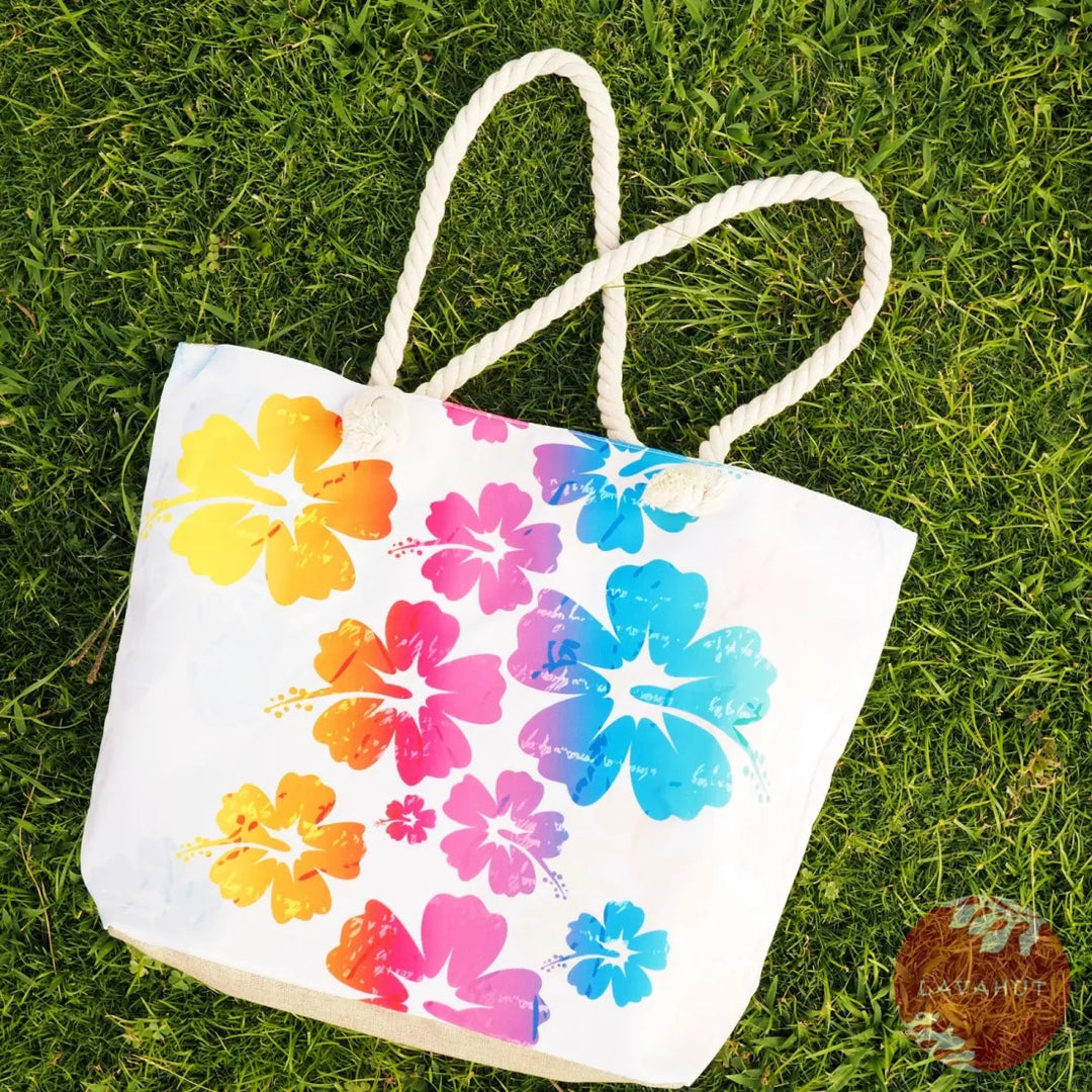 Going Aloha Canvas Tote Bag - Made in Hawaii