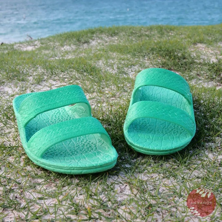 Green Classic Jandals® - Pali Hawaii Sandals – Authentic Hawaiian Hawaiian Sandals by Lavahut