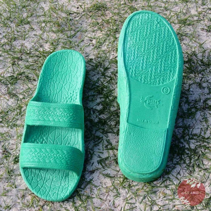 Green Classic Jandals® - Pali Hawaii Sandals – Authentic Hawaiian Hawaiian Sandals by Lavahut