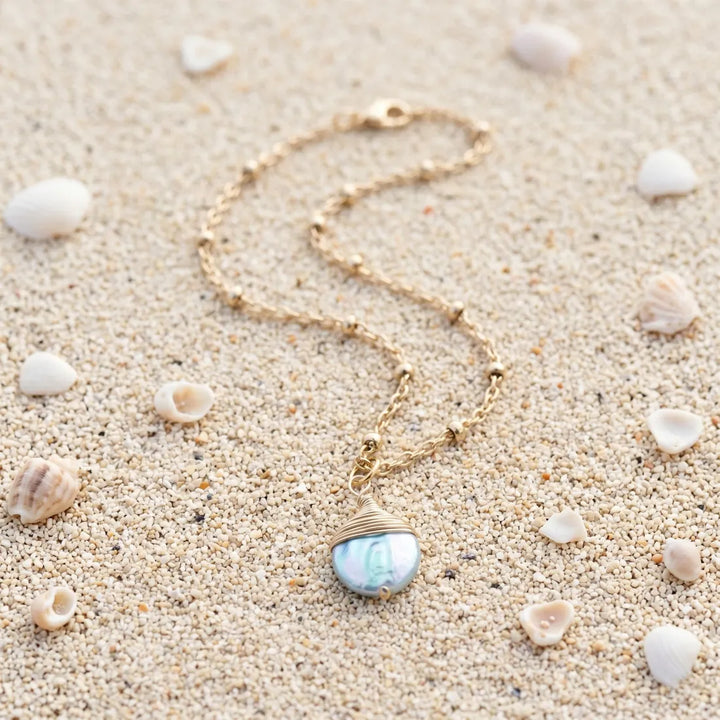 Hanalei Kiss Pendant Necklace - Made in Hawaii