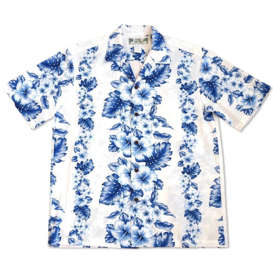 Hanalei White Hawaiian Cotton Shirt - Made in Hawaii