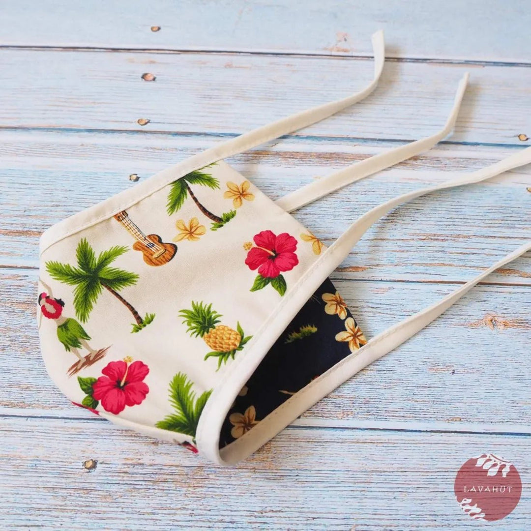 Hawaiian Children's Face Mask • Hula Girl – Authentic Hawaiian Face Mask by Lavahut