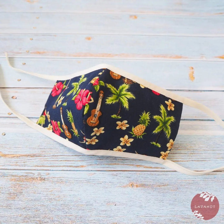 Hawaiian Children's Face Mask • Hula Girl – Authentic Hawaiian Face Mask by Lavahut