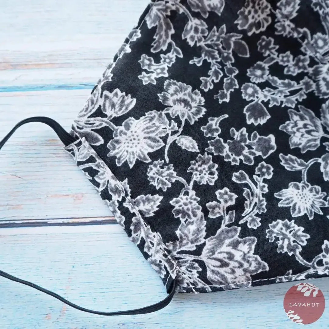 Hawaiian Face Mask • Black Chelsea - Made in Hawaii