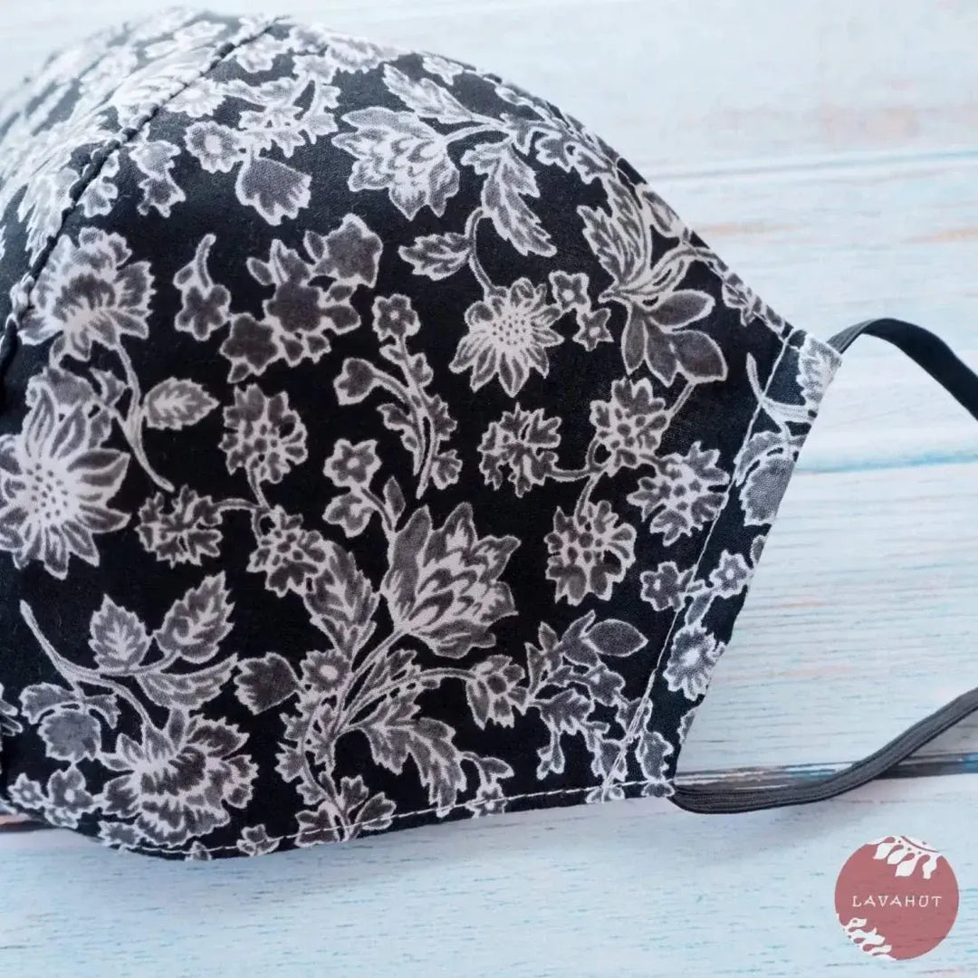 Hawaiian Face Mask • Black Chelsea - Made in Hawaii