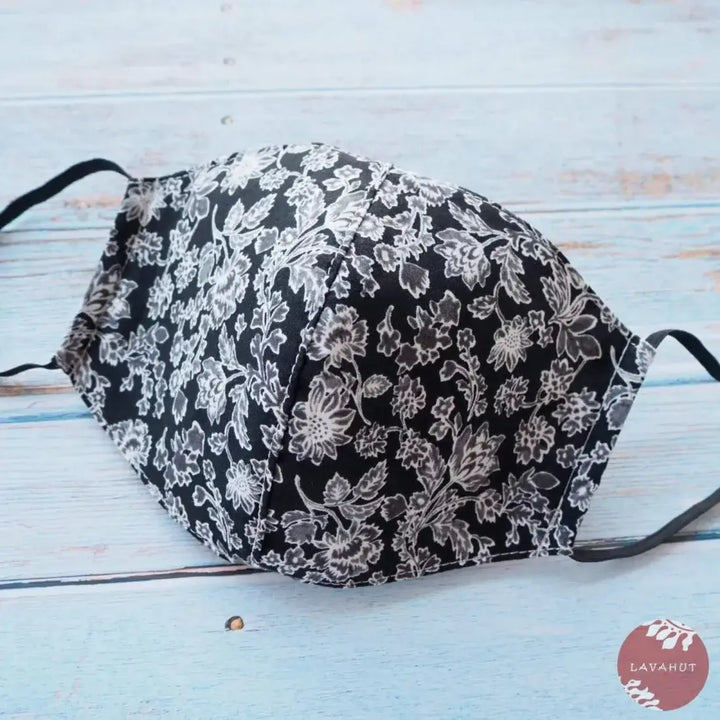 Hawaiian Face Mask • Black Chelsea - Made in Hawaii