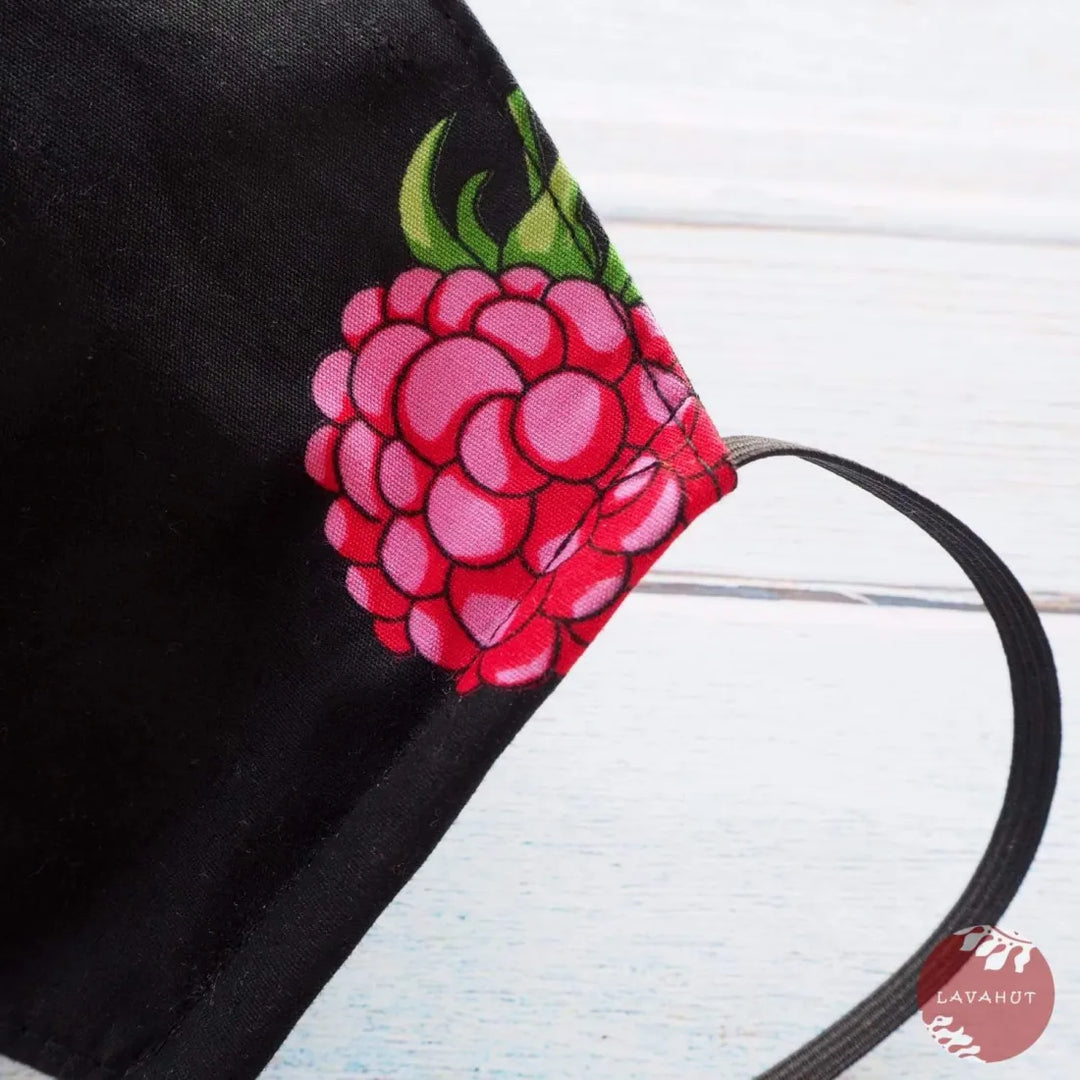 Hawaiian Face Mask ?? Black Fruity - Made in Hawaii