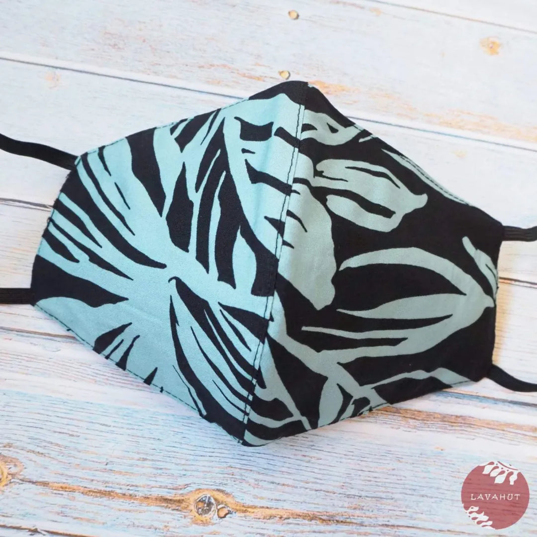 Hawaiian Face Mask ?? Black Hana Hou - Made in Hawaii