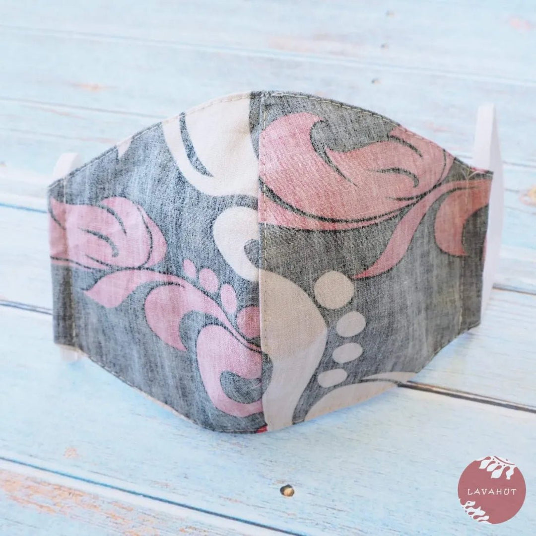 Hawaiian Face Mask • Black Kilauea – Authentic Hawaiian Face Mask by Lavahut