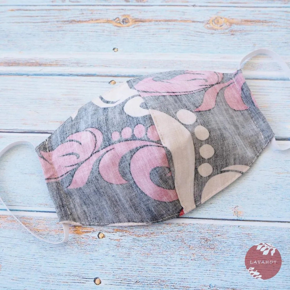 Hawaiian Face Mask • Black Kilauea – Authentic Hawaiian Face Mask by Lavahut