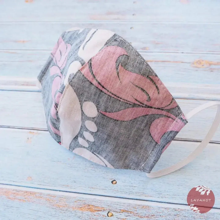 Hawaiian Face Mask • Black Kilauea - Made in Hawaii