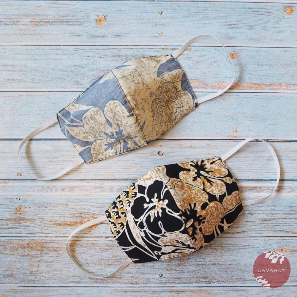 Hawaiian Face Mask • Black Sweet Pineapple – Authentic Hawaiian Face Mask by Lavahut
