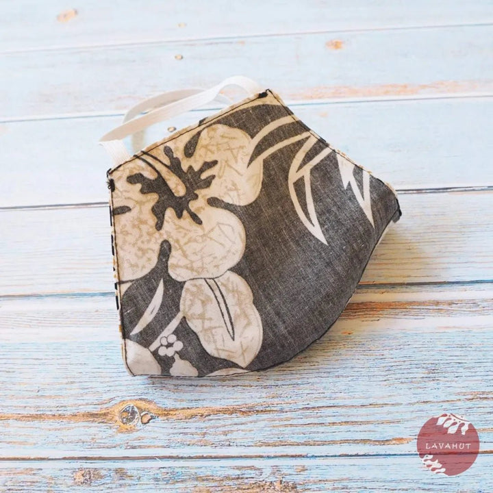 Hawaiian Face Mask • Black Sweet Pineapple – Authentic Hawaiian Face Mask by Lavahut