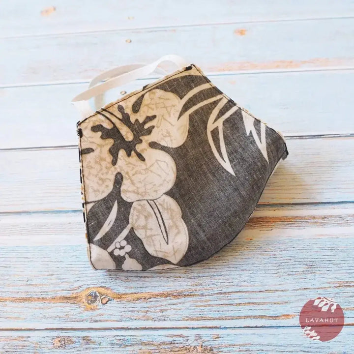 Hawaiian Face Mask • Black Sweet Pineapple - Made in Hawaii