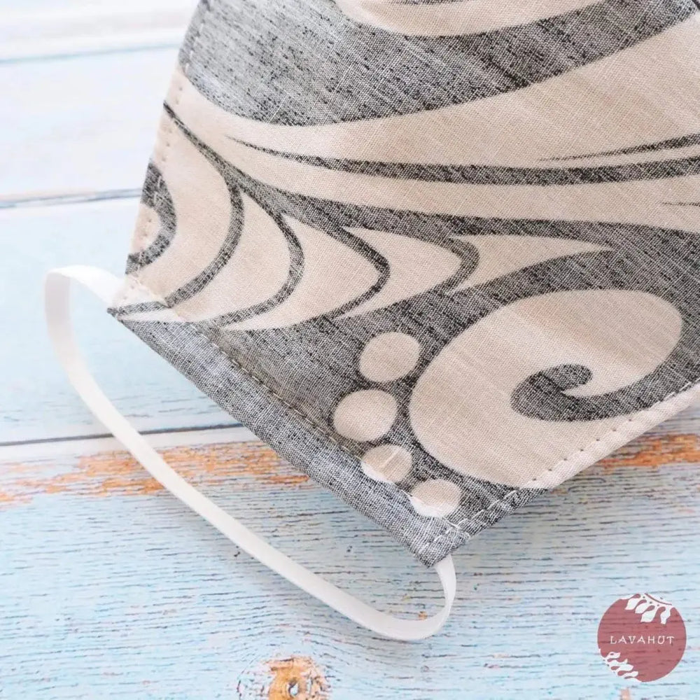 Hawaiian Face Mask • Black Volcano - Made in Hawaii