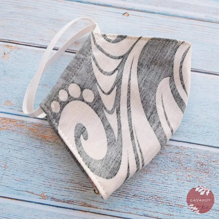 Hawaiian Face Mask • Black Volcano - Made in Hawaii