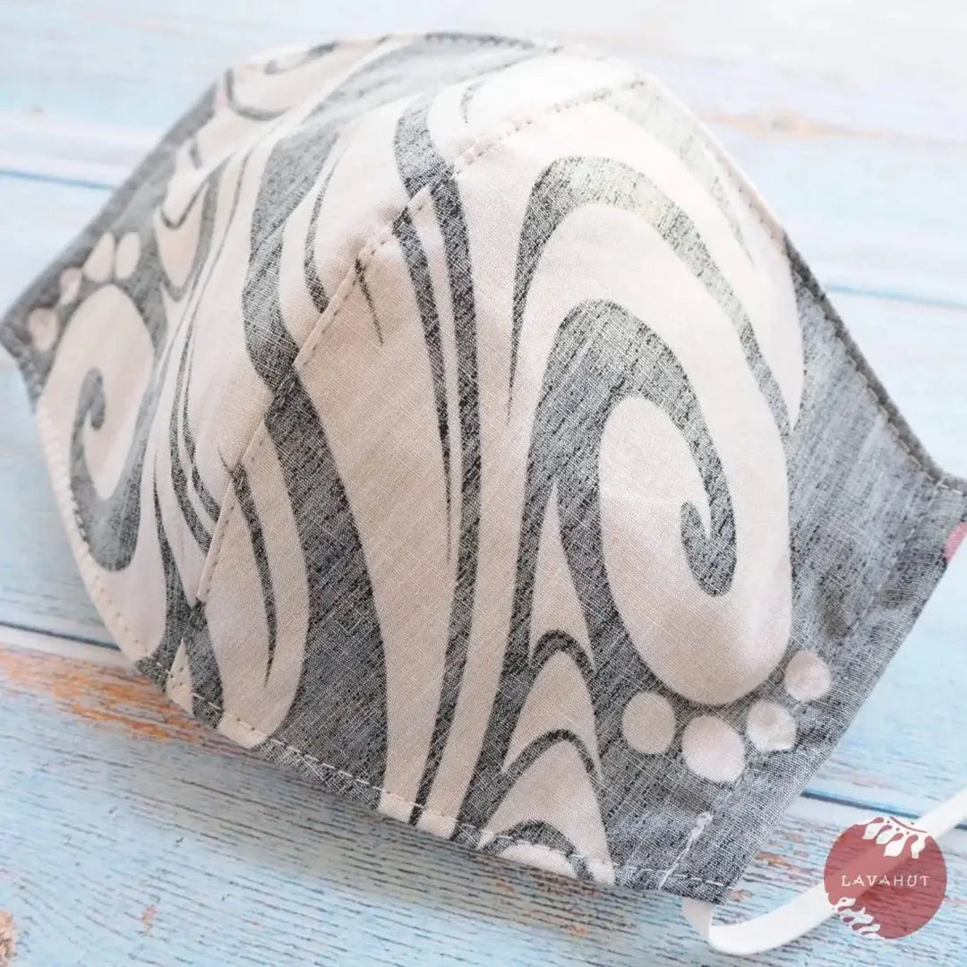 Hawaiian Face Mask • Black Volcano - Made in Hawaii