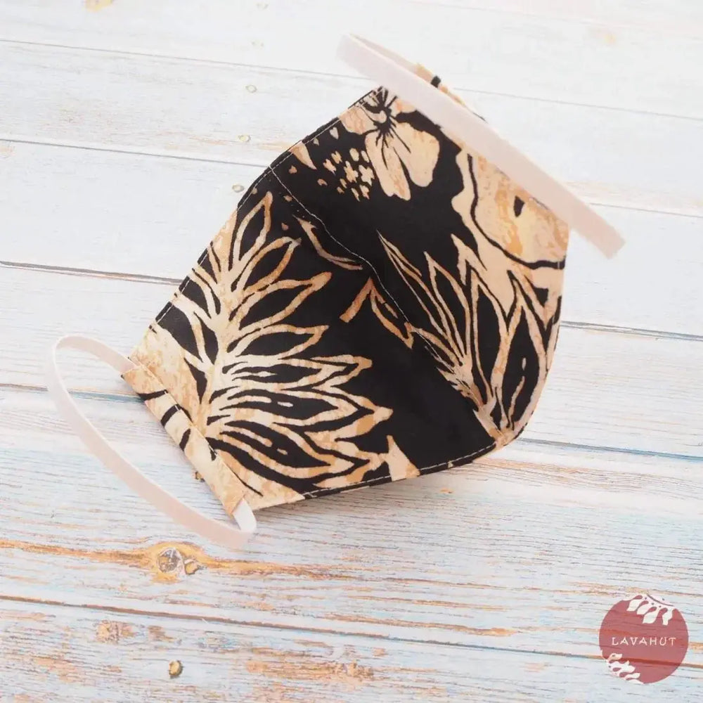 Hawaiian Face Mask • Blacksand - Made in Hawaii
